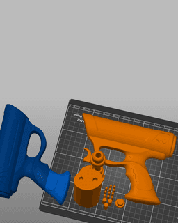 ESB Pulse 40 Blaster - Star Wars 3d model