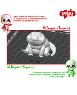 Free Albino Gecko 3d model