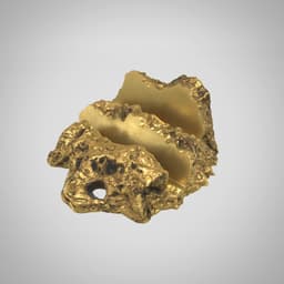 Gold Nugget PhoneStand 3d model