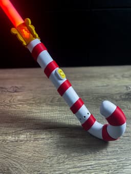 Candy Cane Saber 3d model