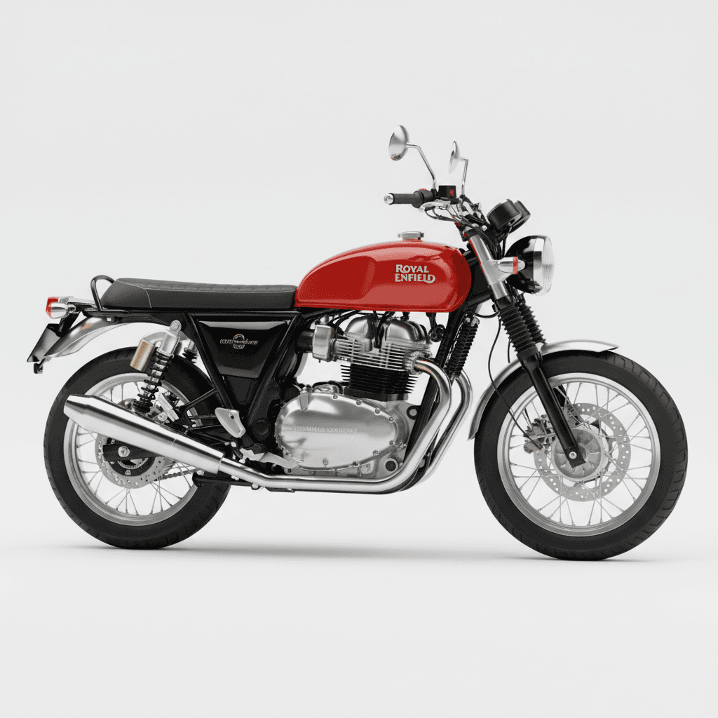 Royal Enfield Interceptor650 Retro Motorcycle 3d model