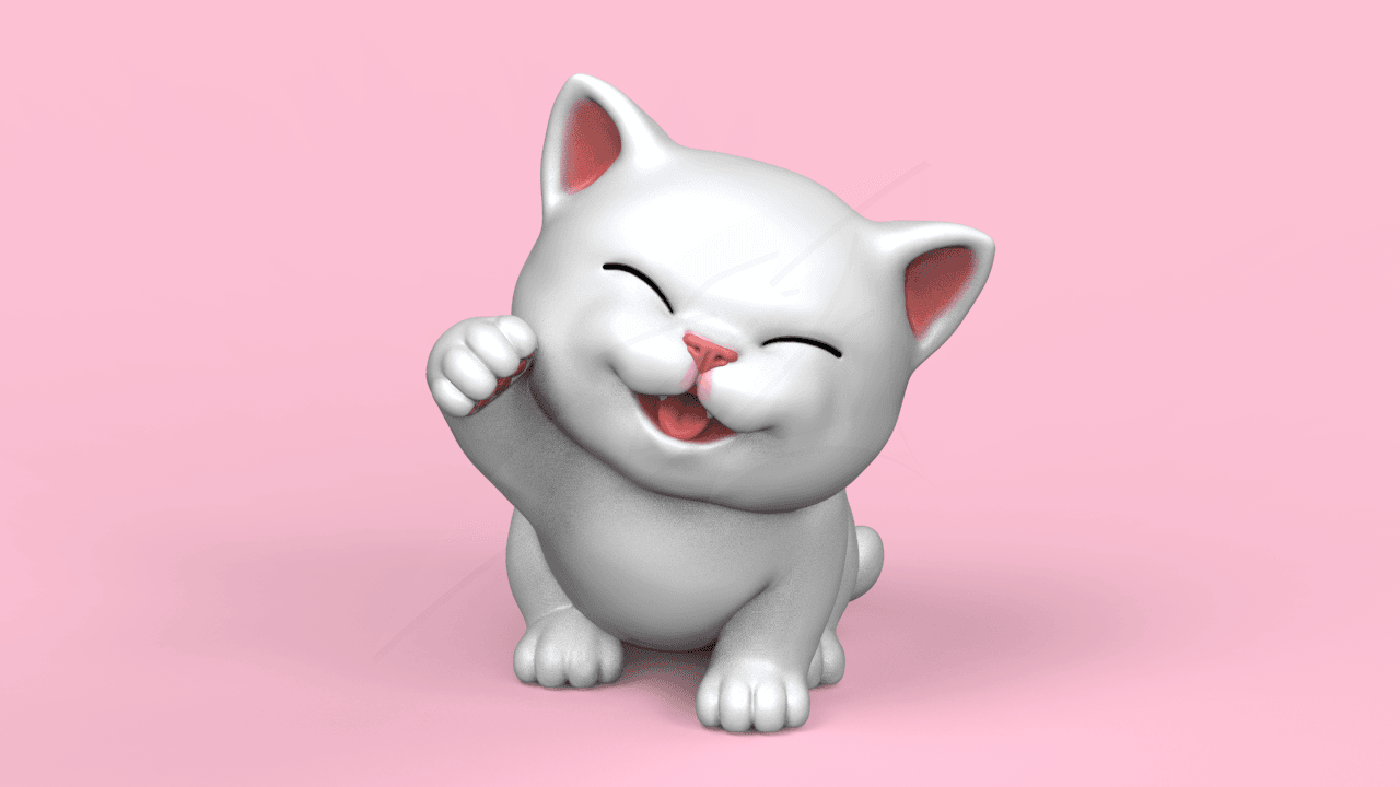 Maneki Neko 3d model