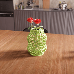 Organic Voronoi Cellular Lattice Vase 3d model