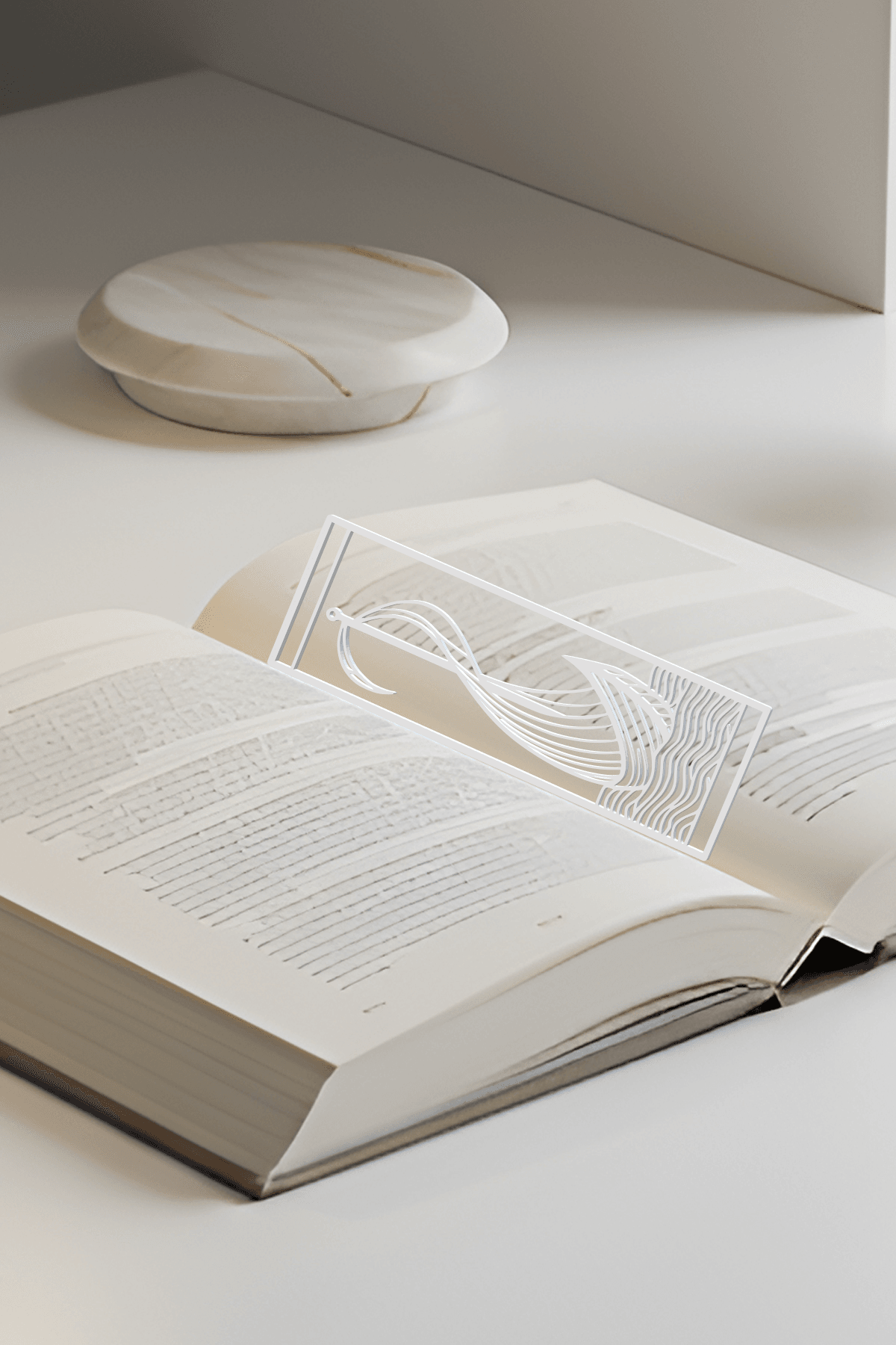 Ocean Bookmark, Gift Box 3d model