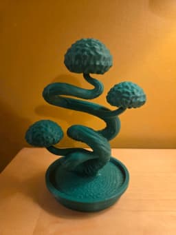 Twisted Bonsai Tree - Fantasy Decor 3d model