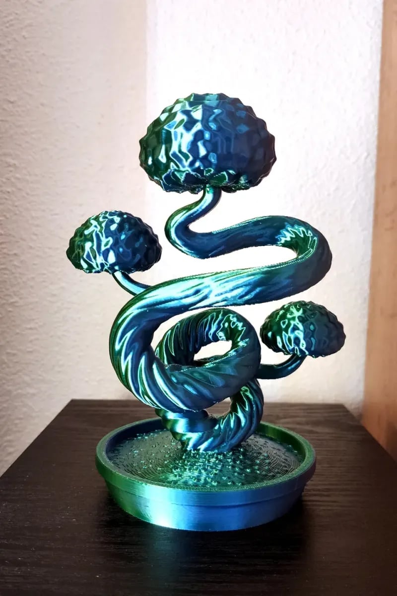 Twisted Bonsai Tree - Fantasy Decor 3d model