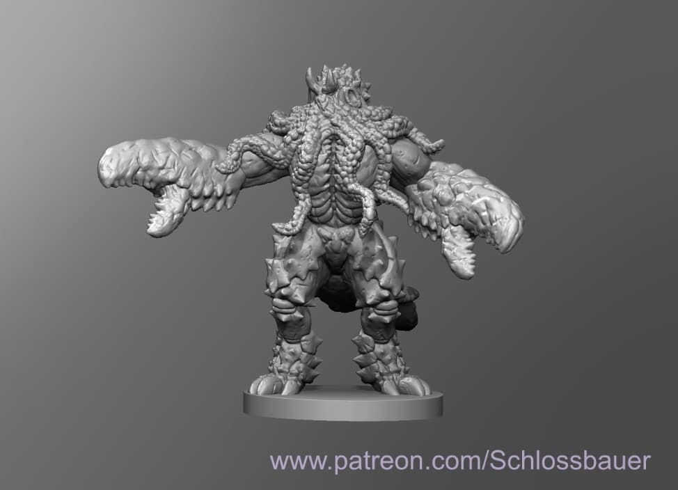 Piscodeamon 3d model