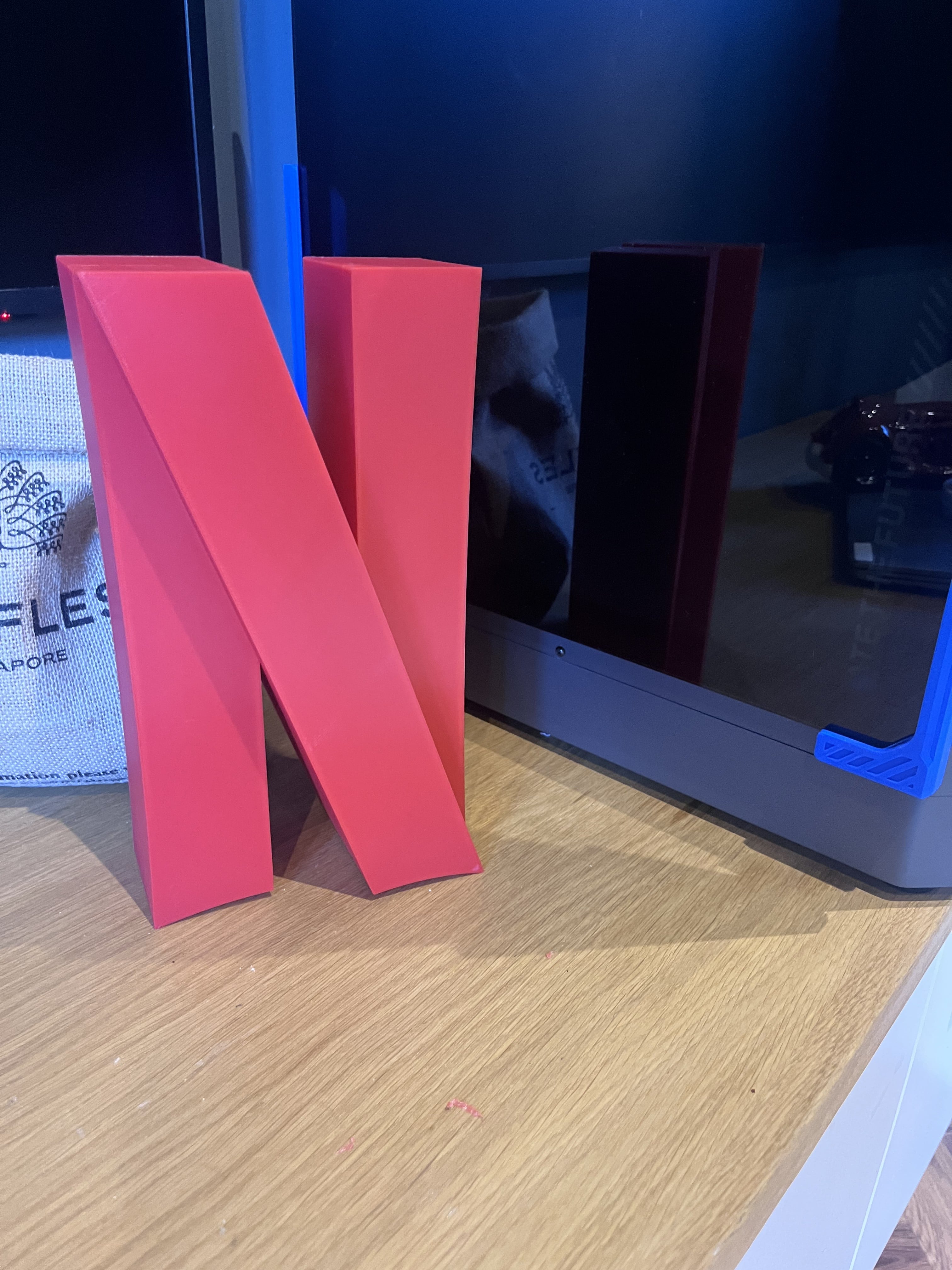 Netflix Logo 3d 3d model