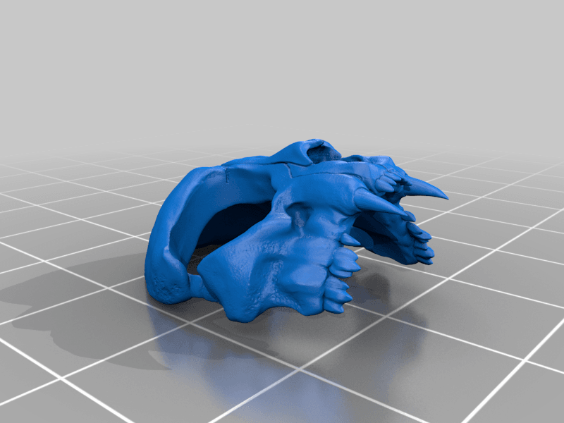 Cat Skull Mask 3d model