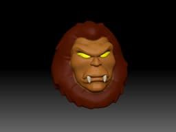 Grizzlor Head MOTU Classics 3d model