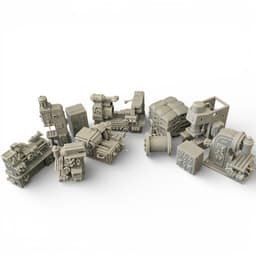 Factory Machines 3d model