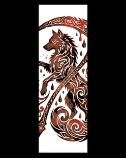 Celtic Knotwork Style Bookmark Set 3d model