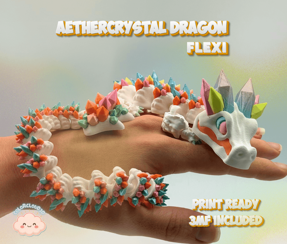 Aethercrystal Dragon 3d model
