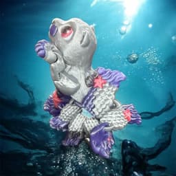 Aquarius the Mermaid Otter 3d model