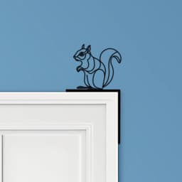 Squirrel Door Corner Decor 3d model