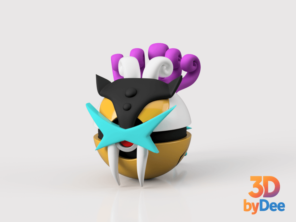 Raikou Poke Ball 3d model