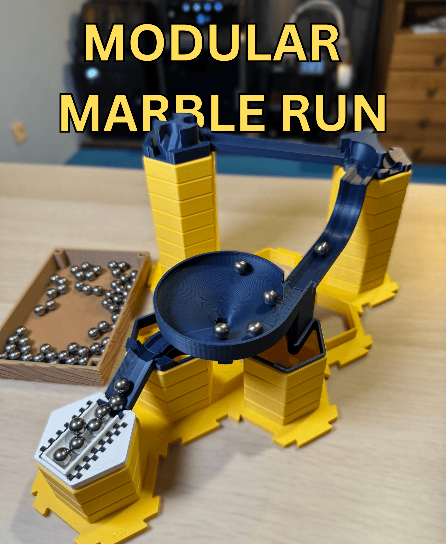 MARBLE RUN INFITELY MODULAR 3d model