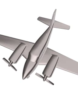 Piper PA-30 Twin Comanche 3d model