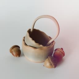 Hedge Hog Flexi and Basket 3d model