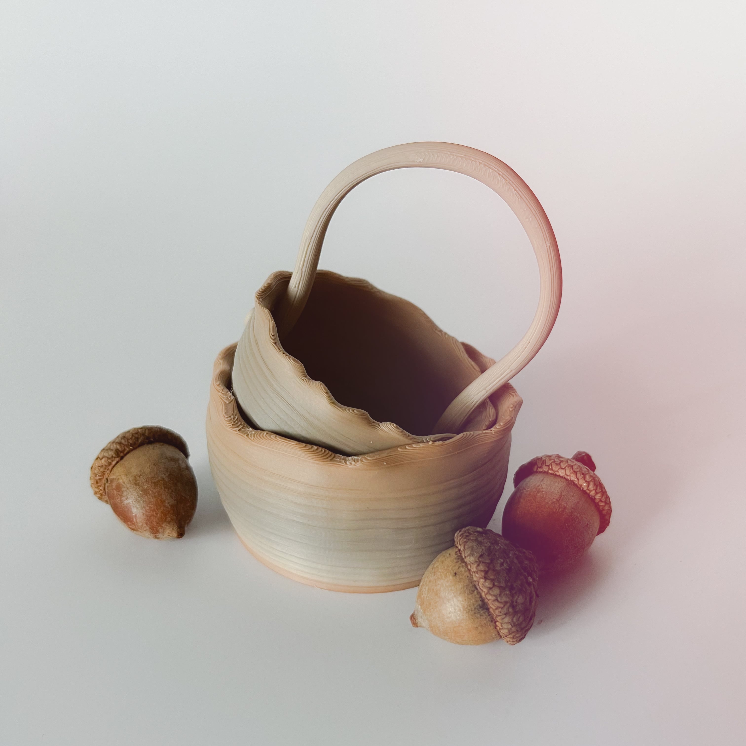 Hedge Hog Flexi and Basket 3d model