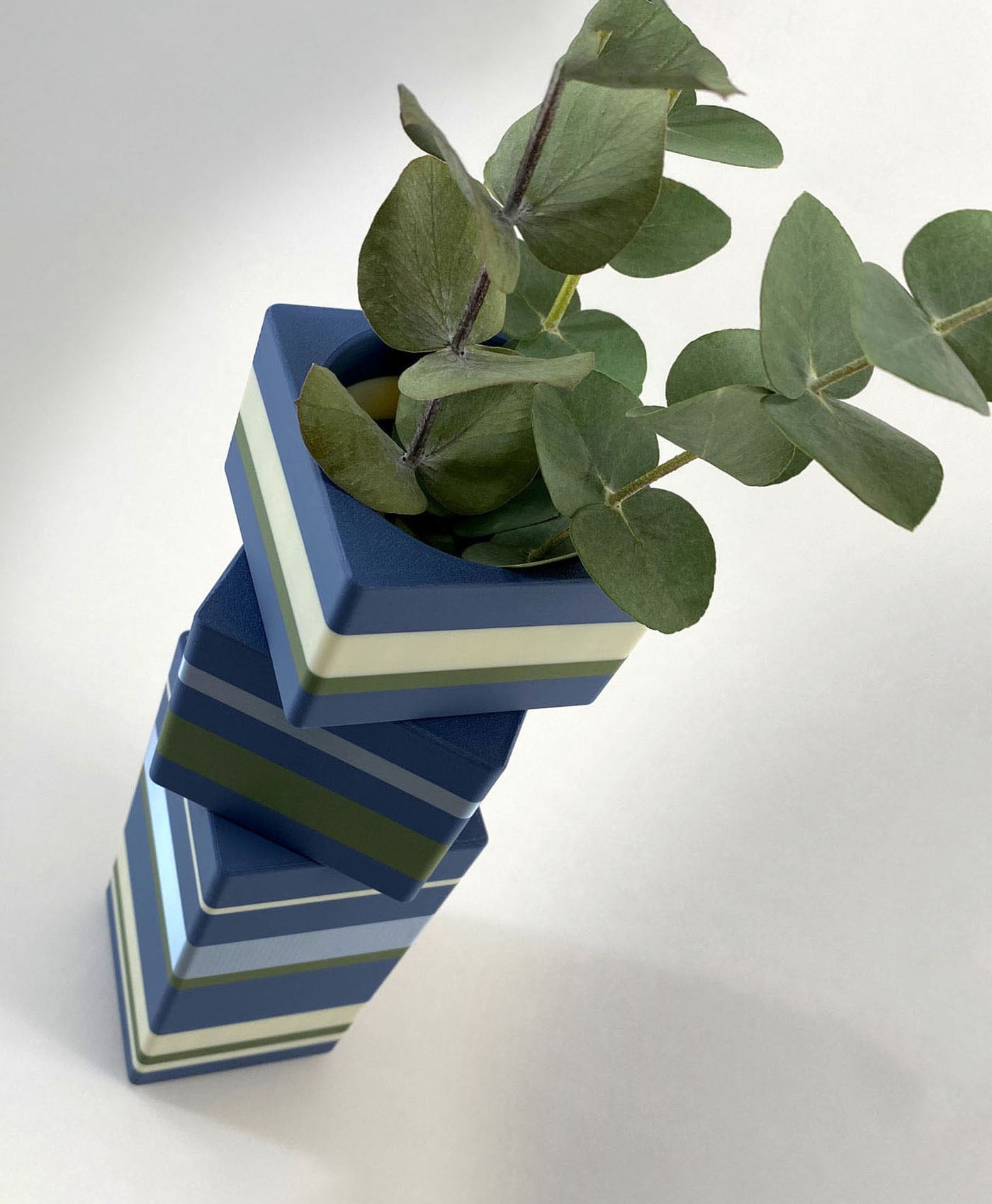 Flower Vase - Height-Adjustable Modular Flower Vase 3d model