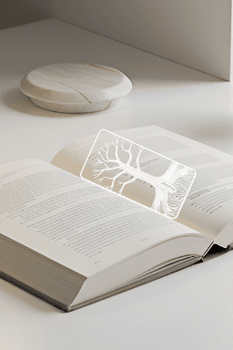 Tree Bookmark, Creativity Bookmark, Gift Idea 3d model