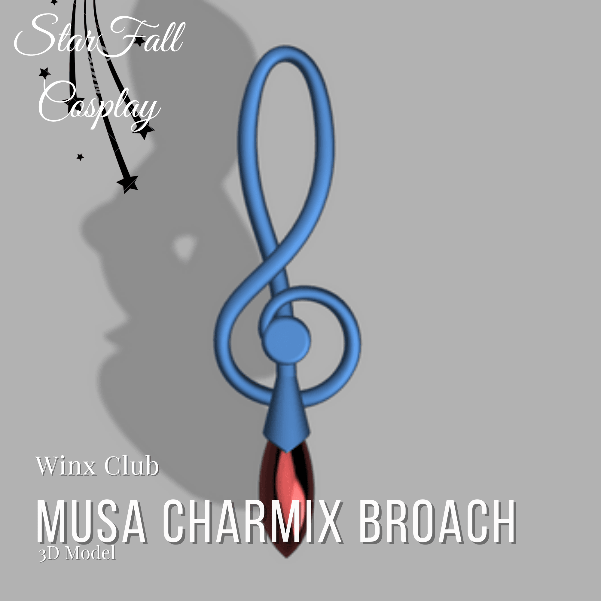Musa Winx Charmix Bundle 3d model