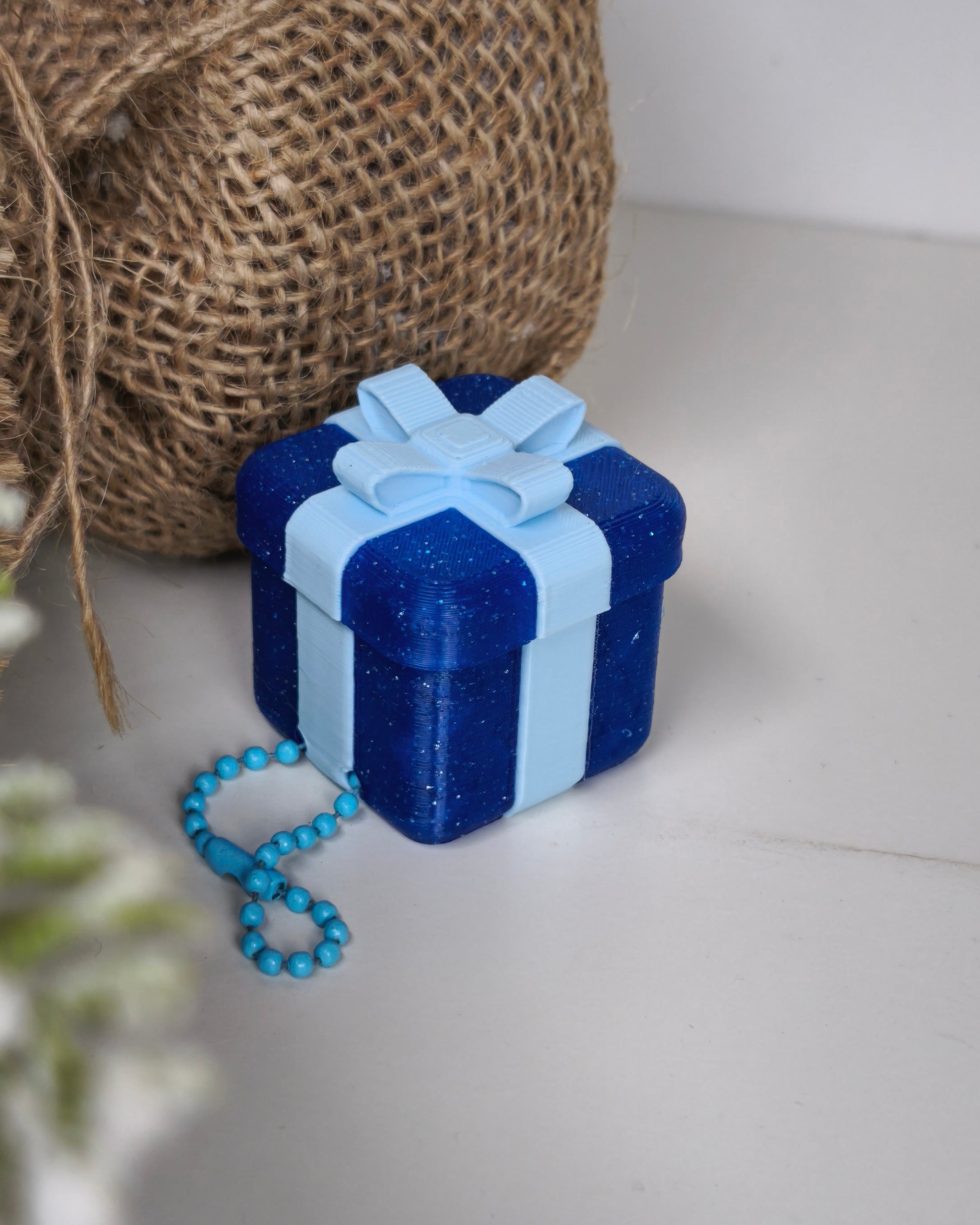 Christmas Present Gift Box Fidget Clicker 3d model