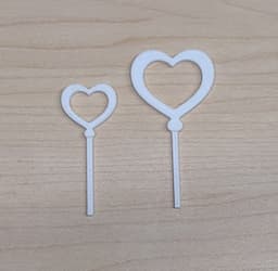 Heart Balloons 3d model