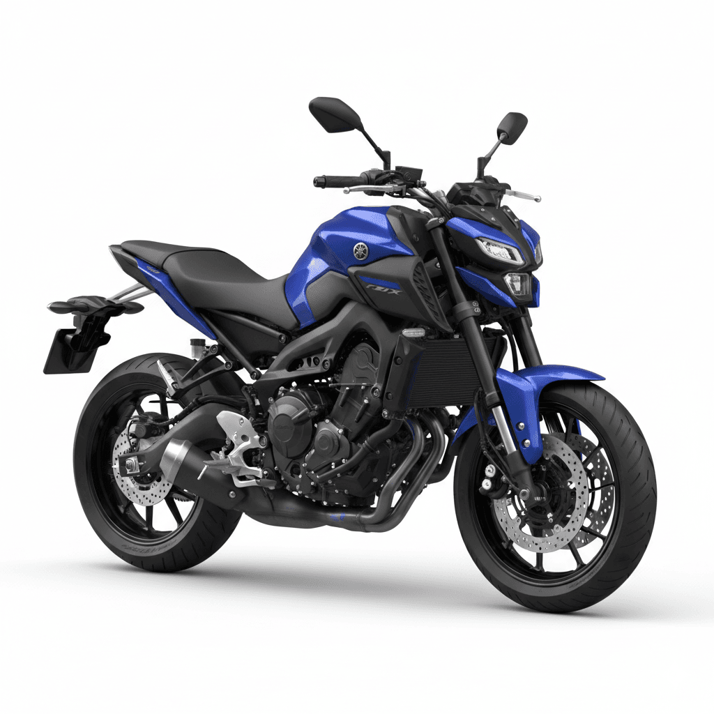 Yamaha FZ X Neo Retro Motorcycle 3d model