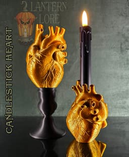 Candle Stick Heart (Pre Supported) 3d model