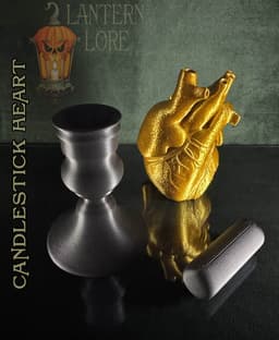 Candle Stick Heart (Pre Supported) 3d model
