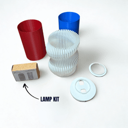 LAMP KIT LAMP WITH COLOR CHANGE 3d model