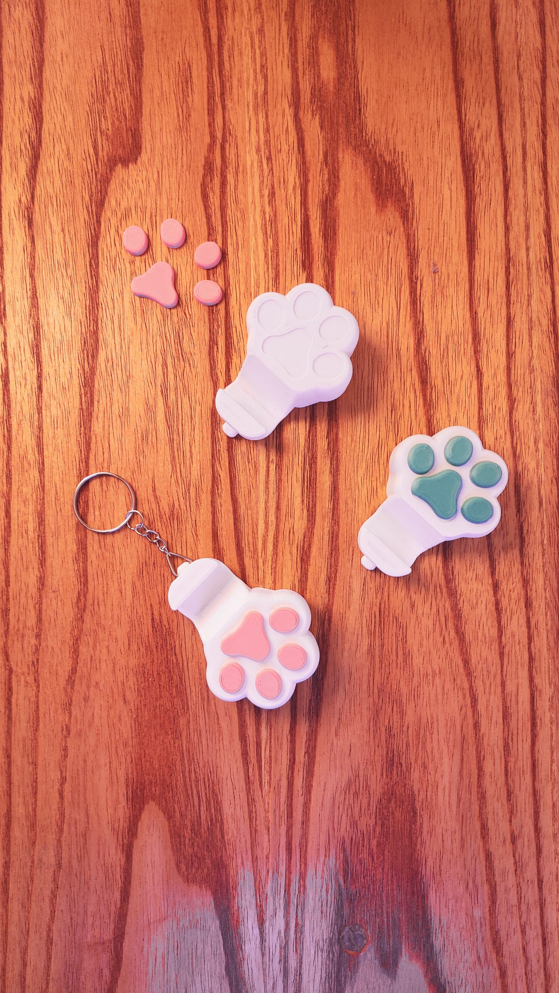 Paw Print - Phone Stand 3d model