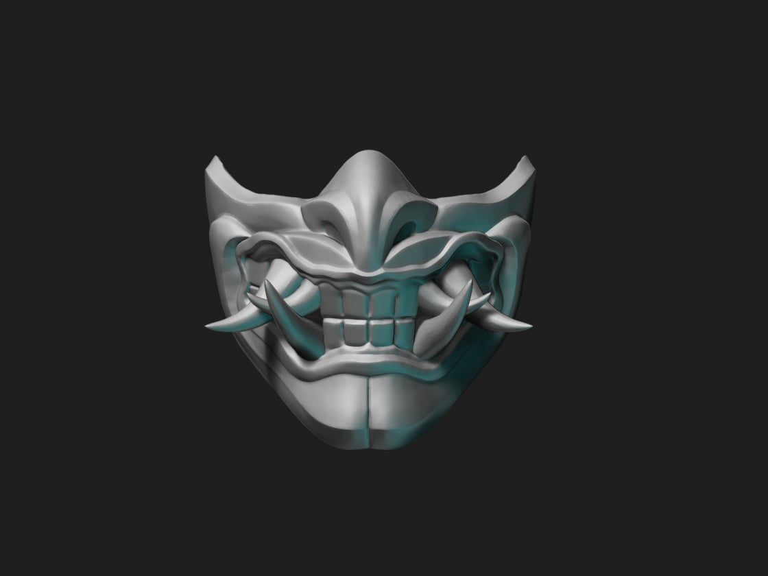 Mortal Kombat Oni Mask 3d model