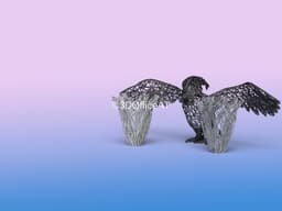 #017 Pidgeotto Pokemon Wiremon Figure 3d model
