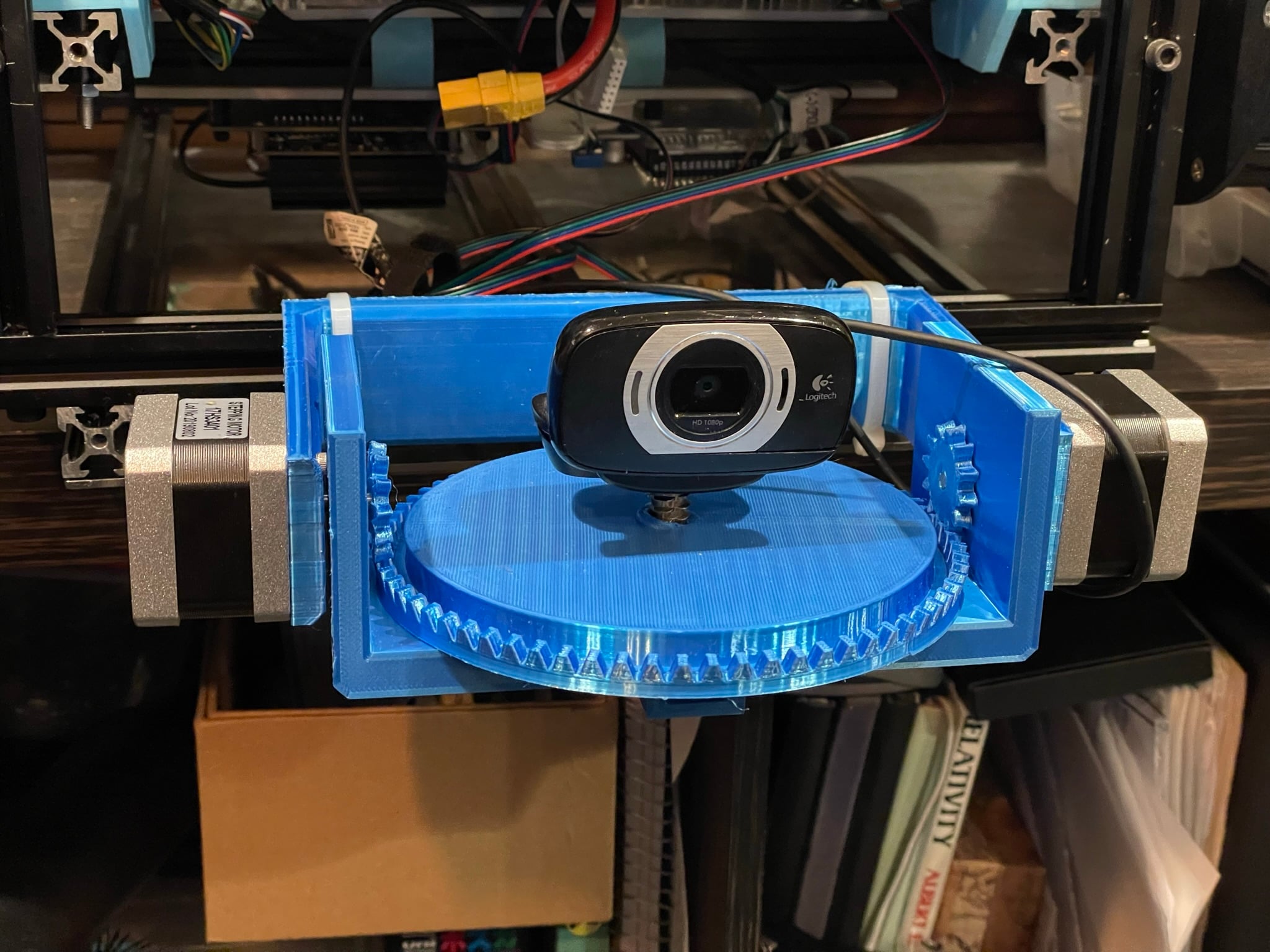 Simple 2DoF 3D Printed Camera Gimbal 3d model