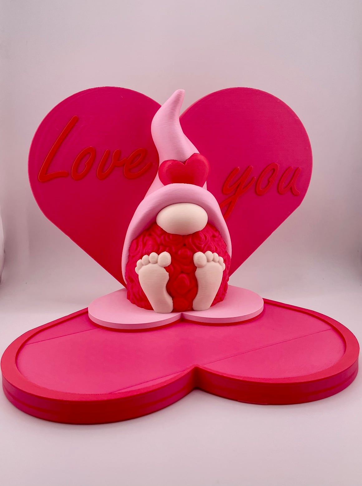 Rose Beard Gnome Wall Shelf 3d model