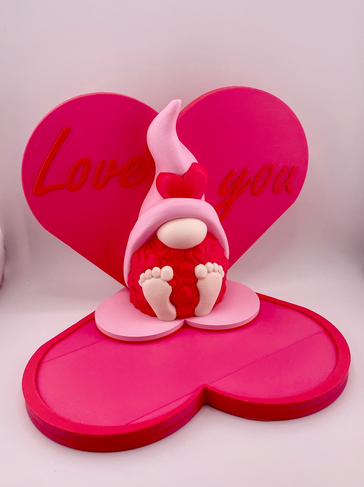 Rose Beard Gnome Wall Shelf 3d model