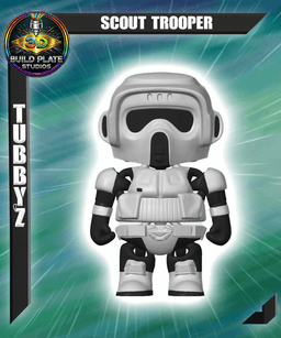 STAR WARS Scout Trooper Multicolor Flexi Print-In-Place 3d model