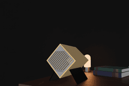 The QUADRA Decorative Book Stand 3d model