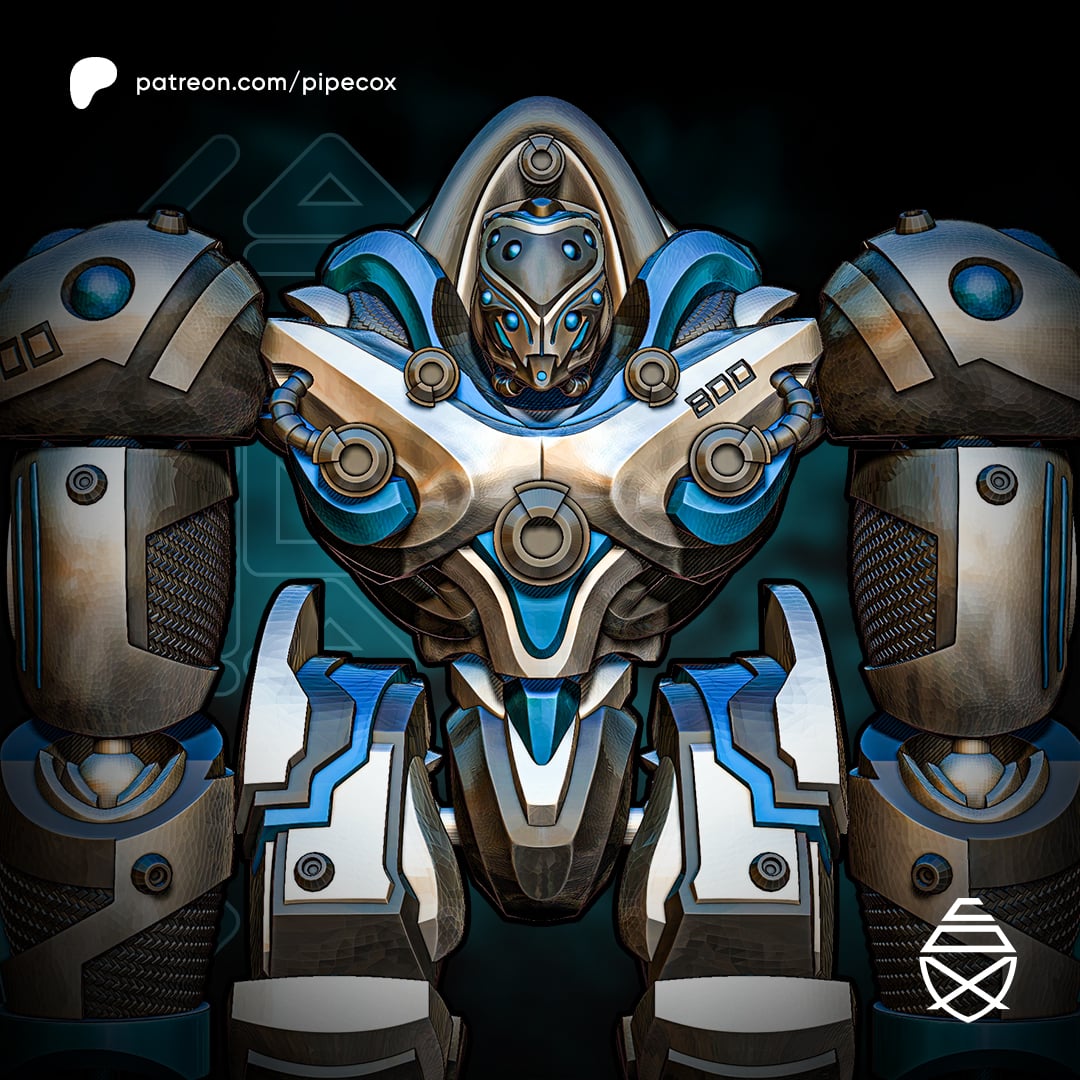 Omega Droid 3d model