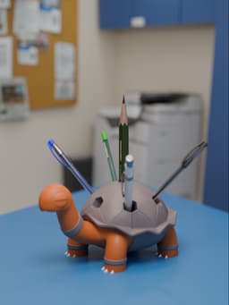 Torkoal Pencil Holder 3d model