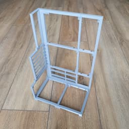 ATX basic open pc case / test bench 3d model