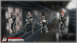 Colonial Marines Miniatures - Aliens 3d model