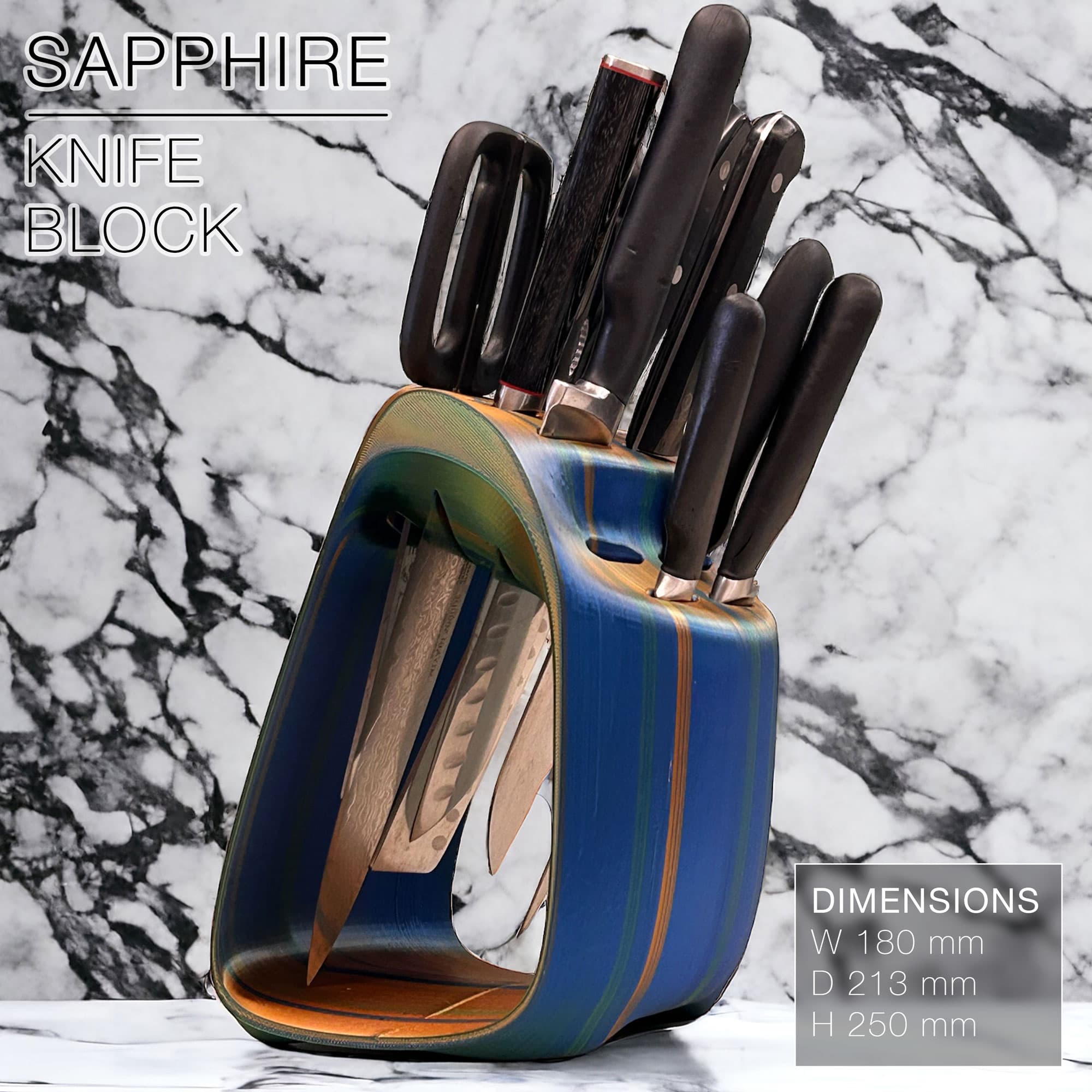 SAPPHIRE | Knife Rack 3d model