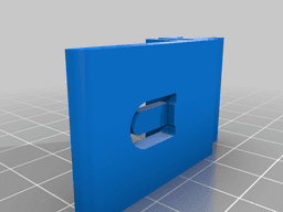 Freezer Bracket Clip for Sliding Wire Shelf/Basket 3d model