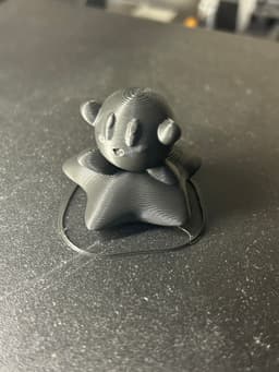 Kirby over the star 3d model