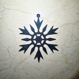 snowflake 3d model