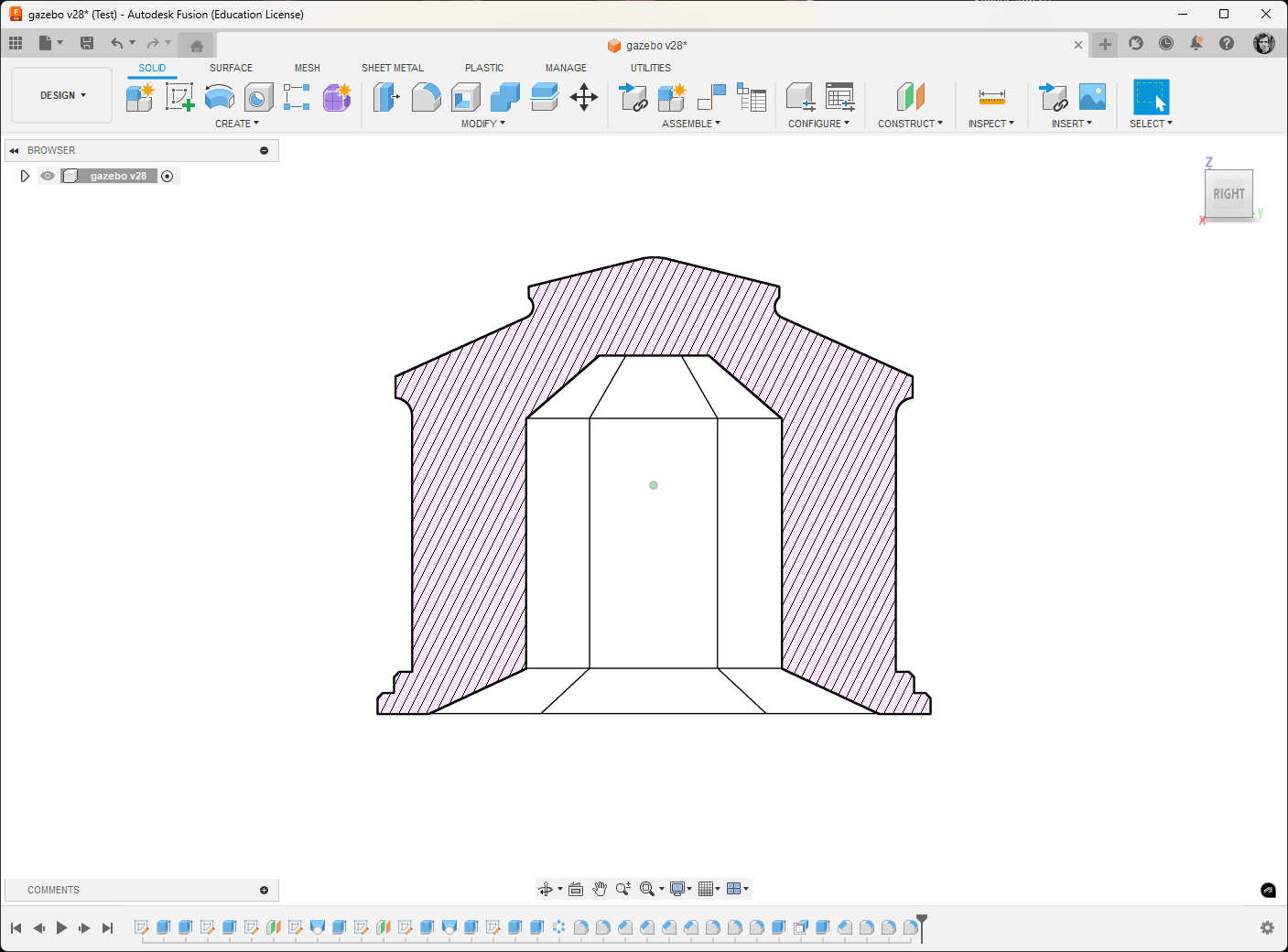 Gazebo token 3d model